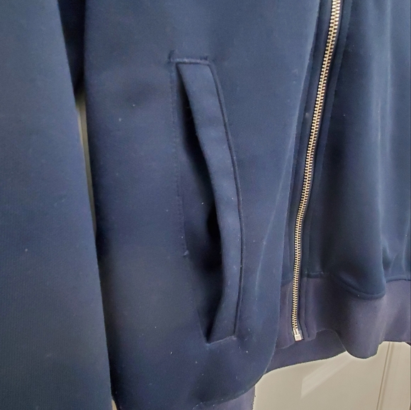 Denim Blue Men's bomber jacket - Picture 2 of 3